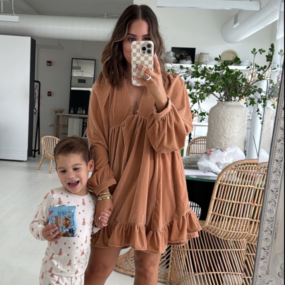 Free People Rust Mini Dress - Picture 3 of 6